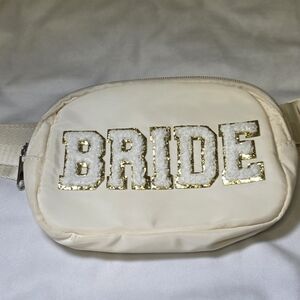 Bride Fanny Pack Adjustable Belt Bag for Wedding, Bachelorette Party, and Events